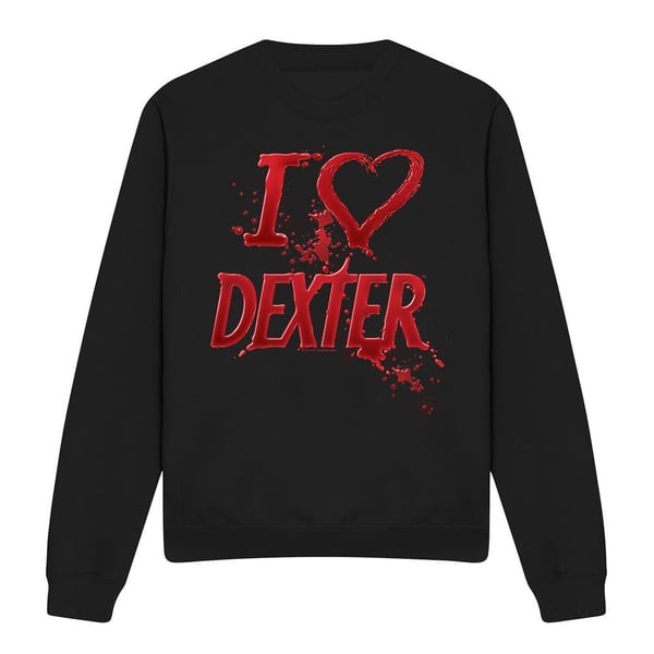 Dexter Unisex Adult I Heart Dexter Sweatshirt