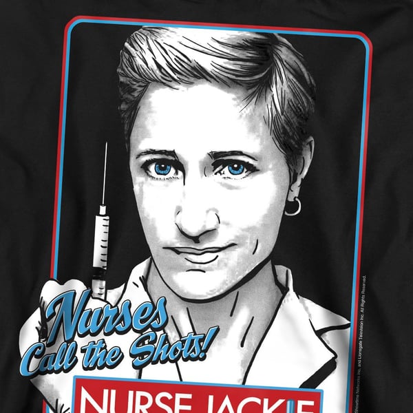 Nurse Jackie Unisex Adult Nurses Call The Shots Sweatshirt