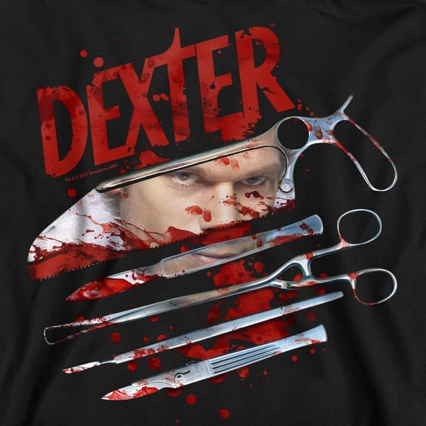 Dexter Unisex Adult Blood Never Lies 2 Sweatshirt