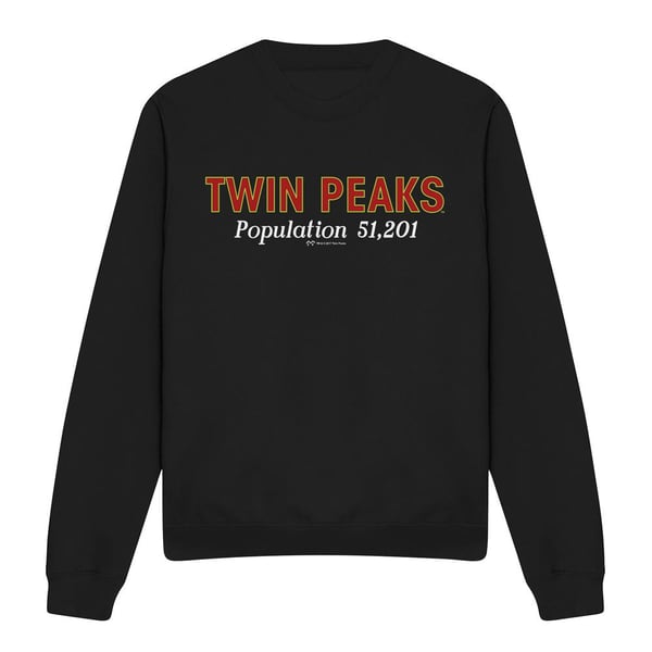 Twin Peaks Unisex Adult Population Sweatshirt