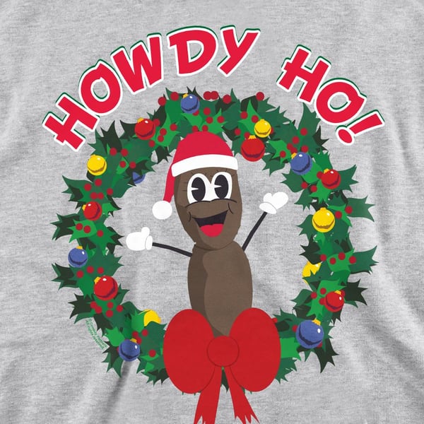 South Park Unisex Adult Mr Hankey Howdy Ho Wreath Christmas Sweatshirt