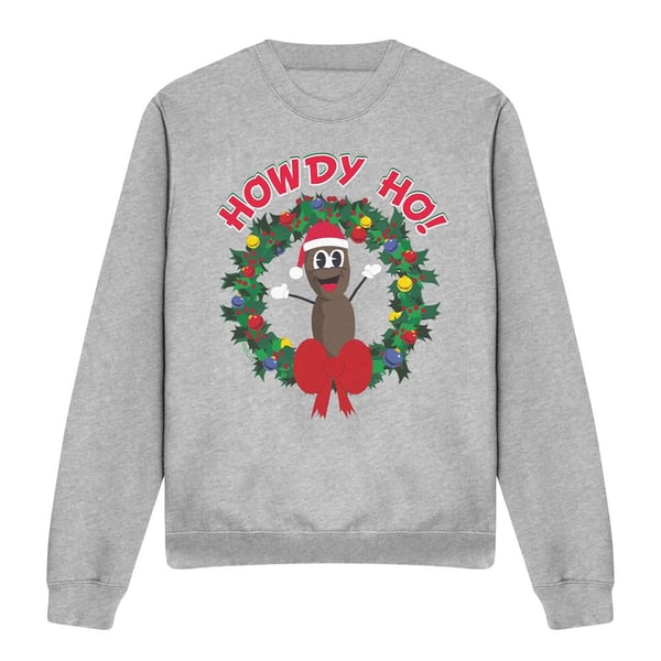 South Park Unisex Adult Mr Hankey Howdy Ho Wreath Christmas Sweatshirt