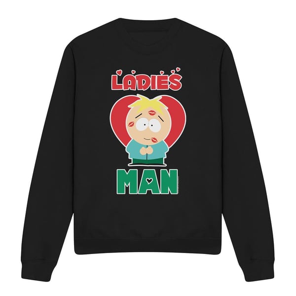 South Park Unisex Adult Ladies Man Butters Valentine`s Day Sweatshirt