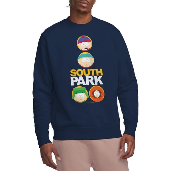 South Park Unisex Adult Solid Circles Sweatshirt