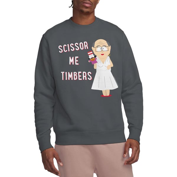 South Park Unisex Adult Scissor Me Timbers Sweatshirt