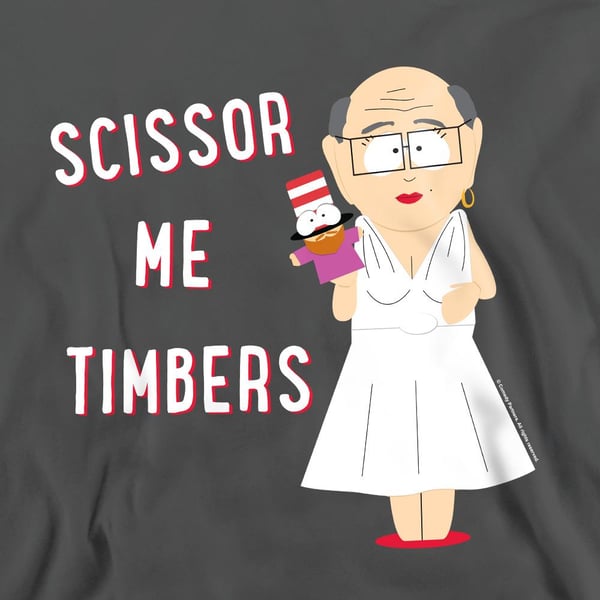 South Park Unisex Adult Scissor Me Timbers Sweatshirt