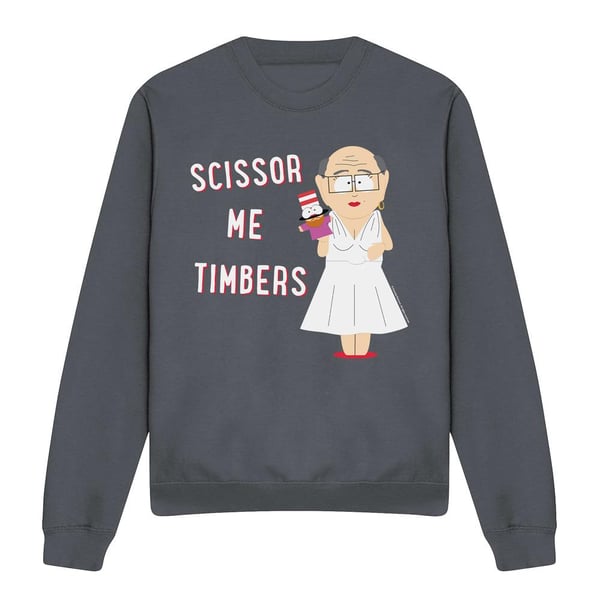 South Park Unisex Adult Scissor Me Timbers Sweatshirt