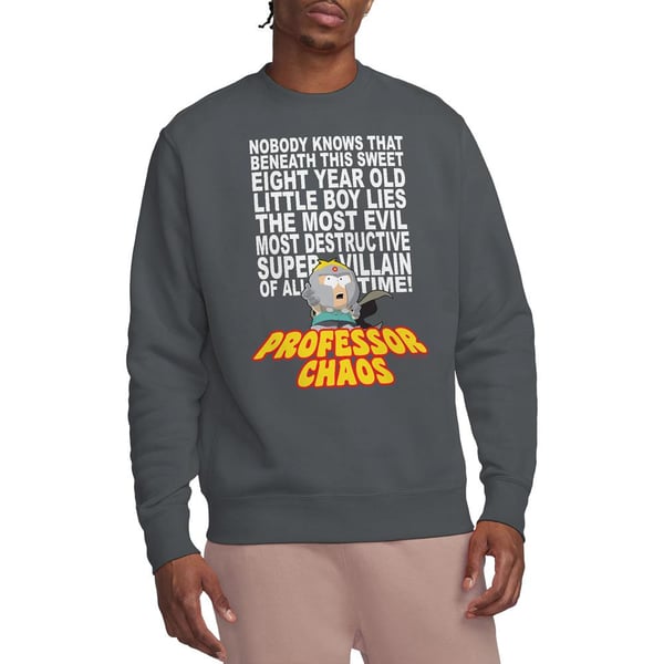 South Park Unisex Adult Professor Chaos Sweatshirt