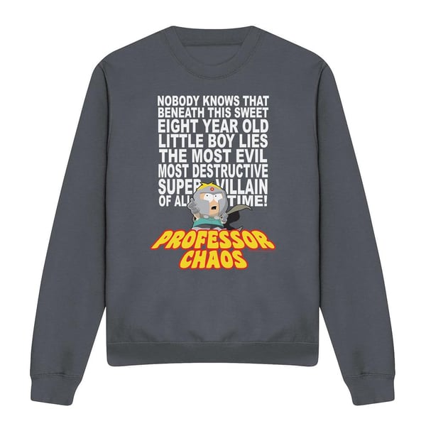 South Park Unisex Adult Professor Chaos Sweatshirt