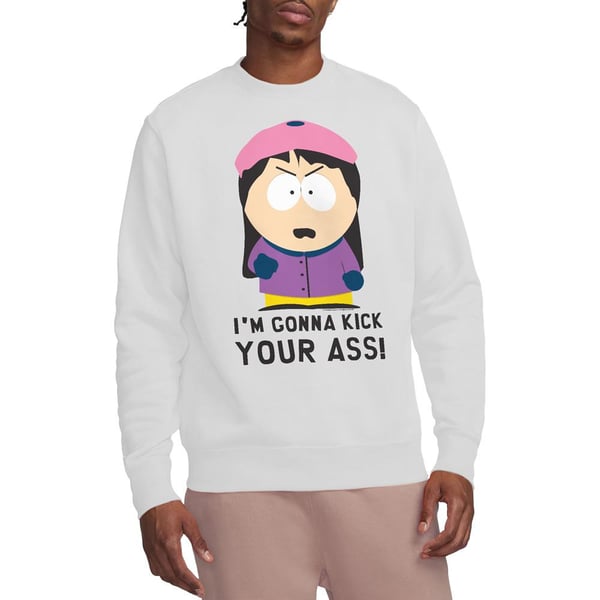 South Park Unisex Adult I´m Gonna Kick Your Ass Sweatshirt