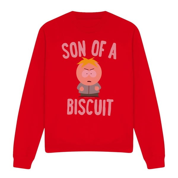 South Park Unisex Adult Butters Biscuit Sweatshirt South Park Unisex Adult Butters Biscuit Sweatshirt