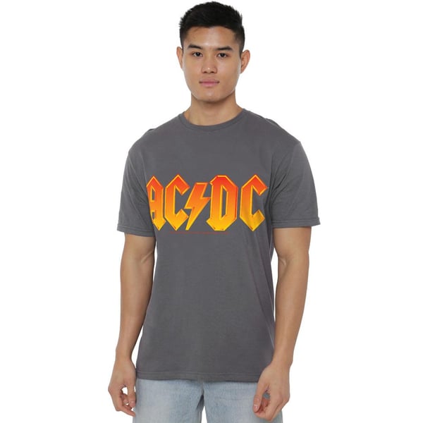 AC/DC T-shirt med logo til mænd