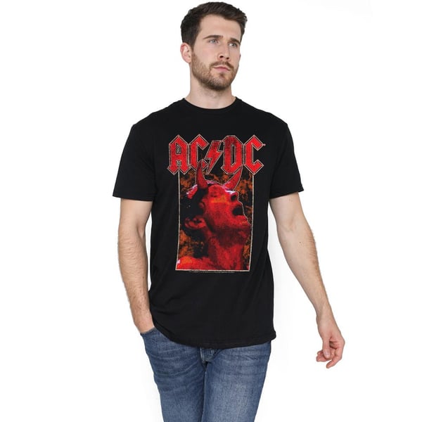 AC/DC Miesten Sarvet T-paita