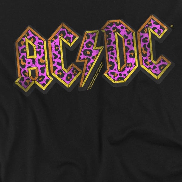 AC/DC miesten eläinkuvioinen T-paita