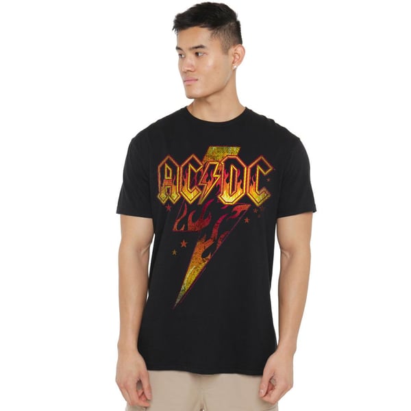 AC/DC Mens Fire Bolt T-Shirt