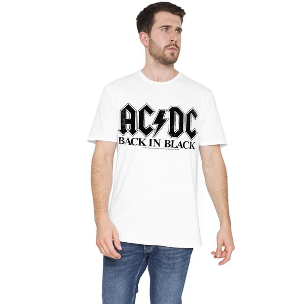 AC/DC Miesten Back In Black T-paita
