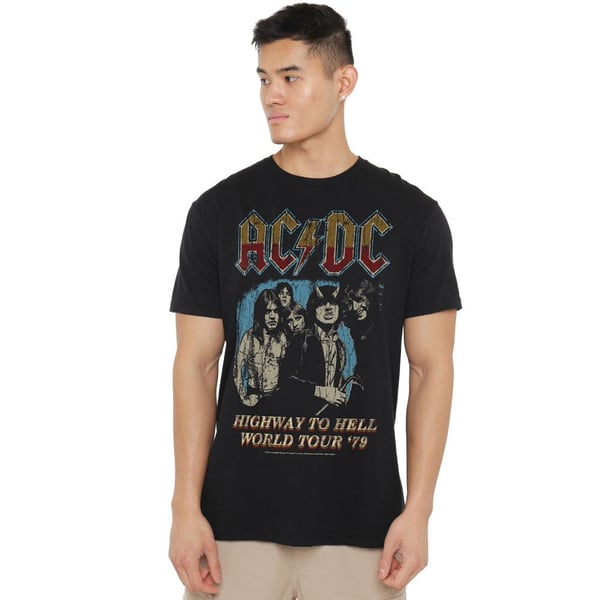 AC/DC Miesten Highway World Tour 79 T-paita