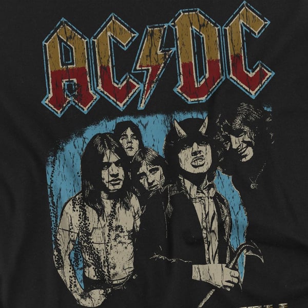 AC/DC Miesten Highway World Tour 79 T-paita