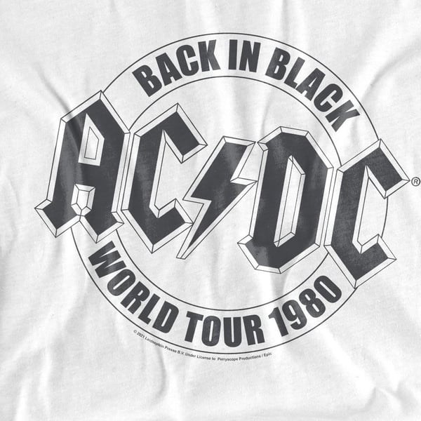 AC/DC Miesten Tour Emblem T-paita
