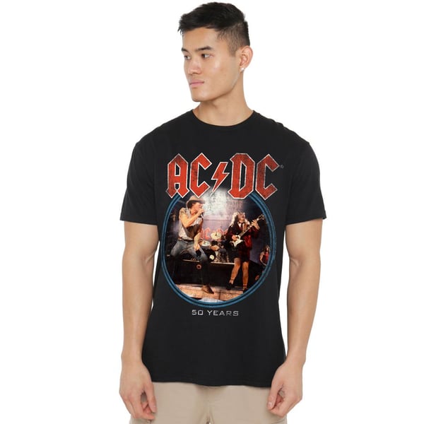 AC/DC Mens Tour Logo T-Shirt