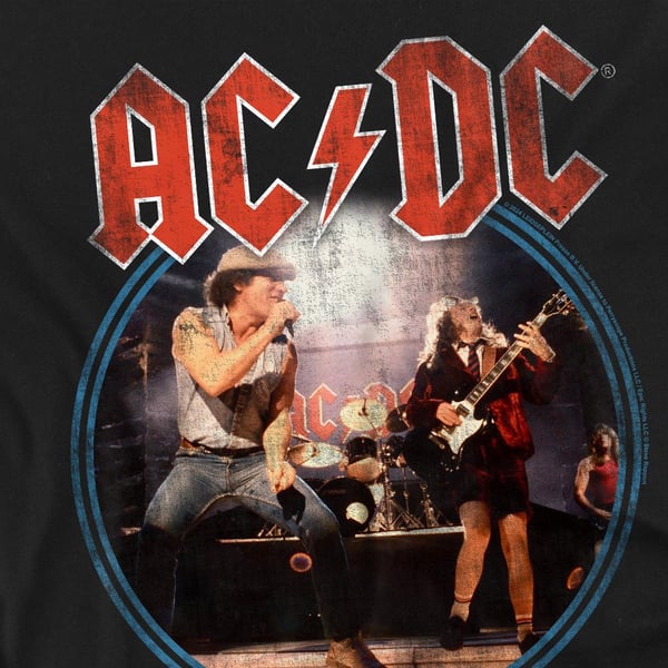 AC/DC Mens Tour Logo T-Shirt