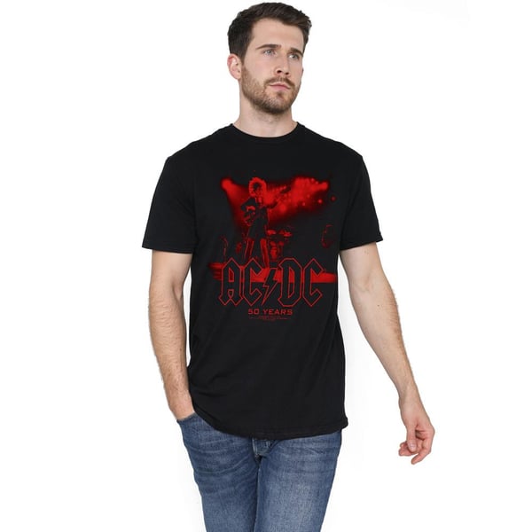 AC/DC Mens Live 50 T-Shirt