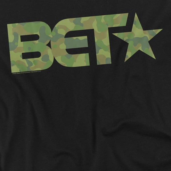 BET Mens Camo Logo T-Shirt