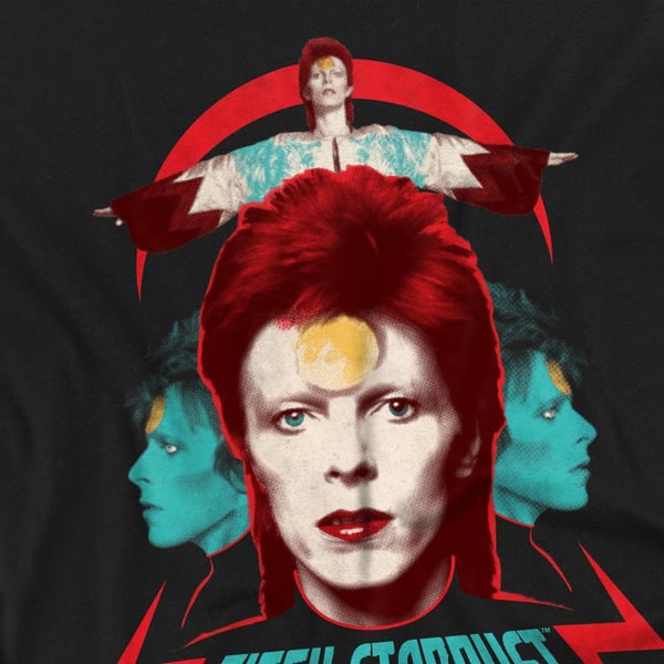 David Bowie Miesten Ziggy Heads T-paita