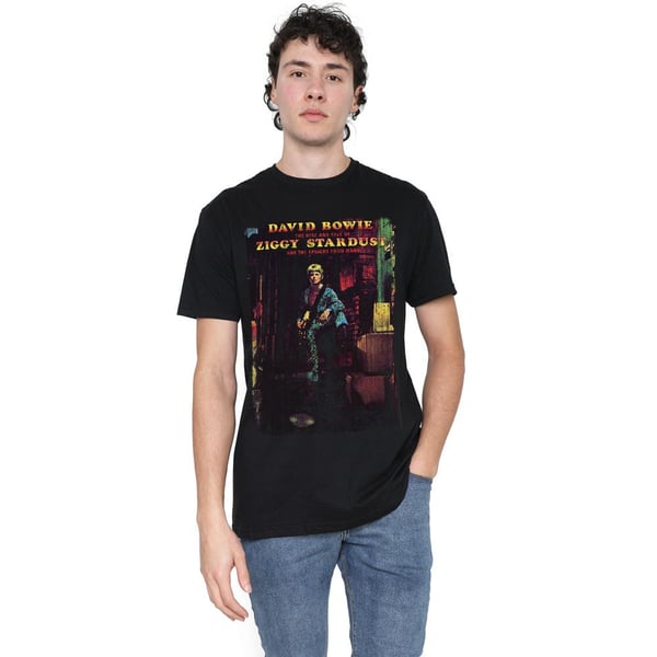 David Bowie Miesten Ziggy Stardust Albumi T-paita