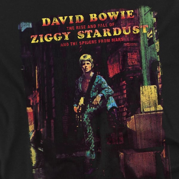 David Bowie Miesten Ziggy Stardust Albumi T-paita