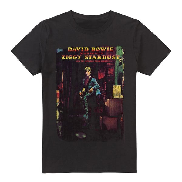 David Bowie Miesten Ziggy Stardust Albumi T-paita