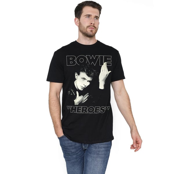 David Bowie miesten Heroes-kannen T-paita