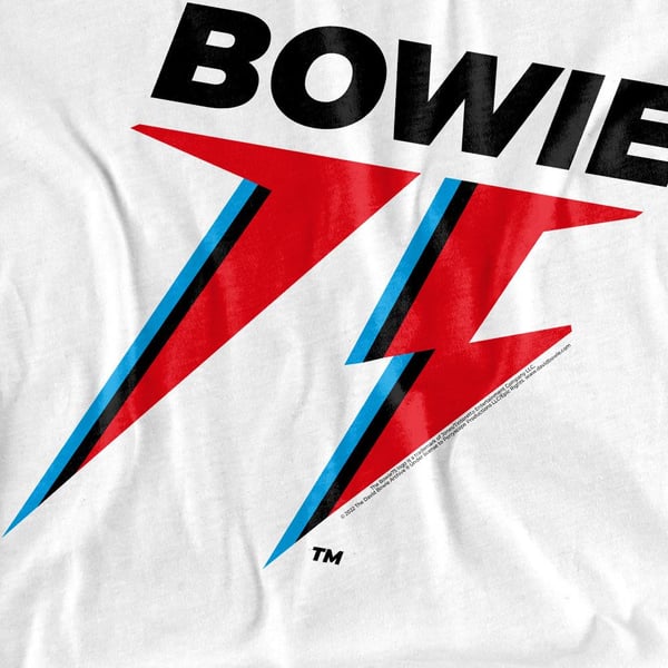 David Bowie Mens 75 Logo T-Shirt