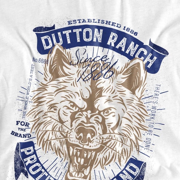 Yellowstone Mens Protect The Land Wolf T-Shirt