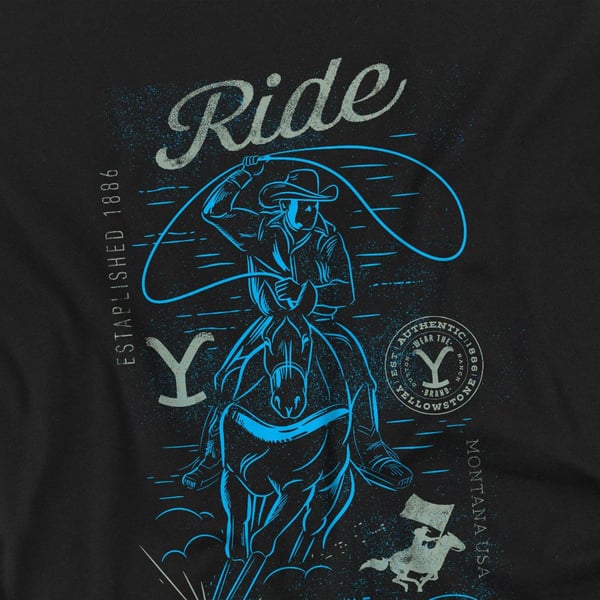 Yellowstone Miesten Ride For The Brand T-paita