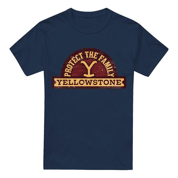 Yellowstone Miesten Protect the Family -merkkinen T-paita