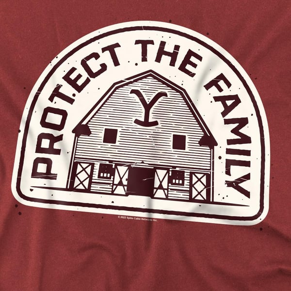 Yellowstone Miesten Protect the Family Barn T-paita