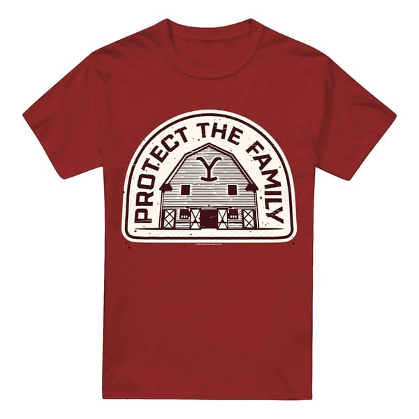 Yellowstone Mens Protect the Family Barn T-Shirt