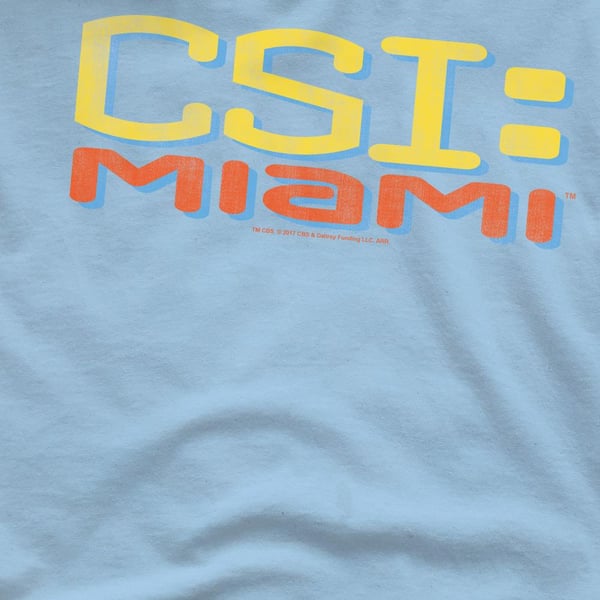 CSI: Miami Mens Distressed Logo T-Shirt