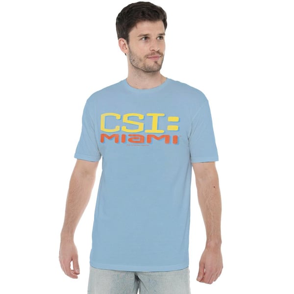 CSI: Miami Mens Distressed Logo T-Shirt