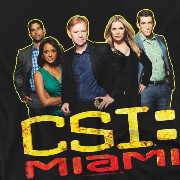 CSI: Miami Mens Cast T-Shirt