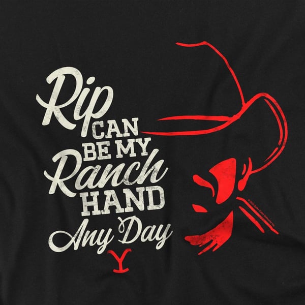 Yellowstone Miesten Rip Can Be My Ranch Hand T-paita