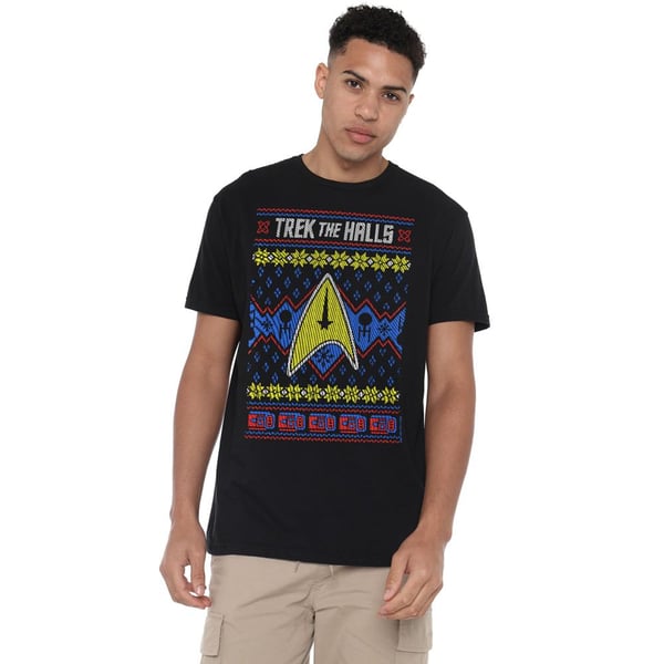 Star Trek Miesten Trek the Halls Ruma Joulupaita