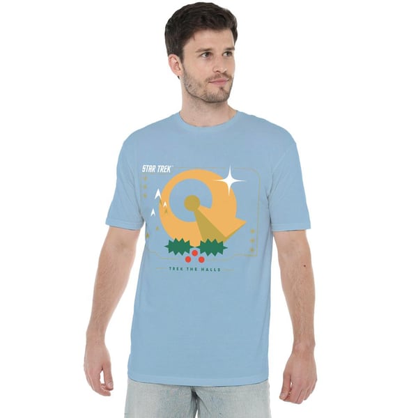 Star Trek: The Original Series Mens Trek The Halls Christmas T-Shirt