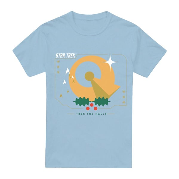Star Trek: The Original Series Mens Trek The Halls Christmas T-Shirt