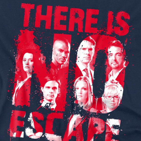 Criminal Minds Miesten No Escape T-paita
