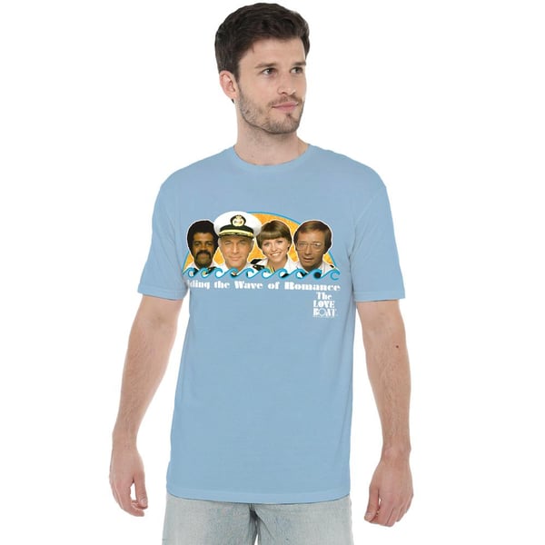 The Love Boat Mens Wave of Romance T-Shirt