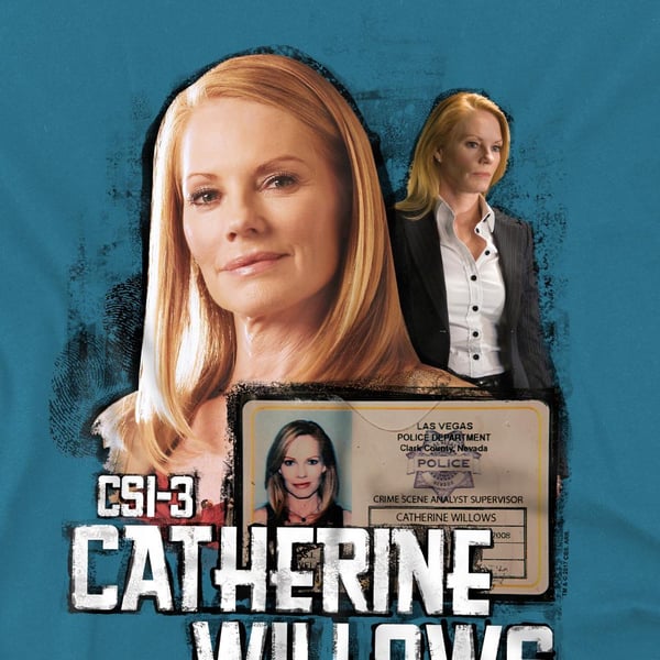 CSI miesten Catherine Willows T-paita