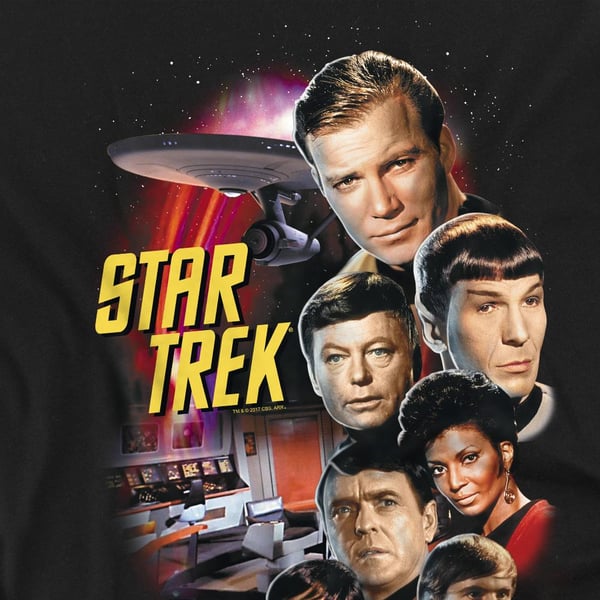 Star Trek Miesten The Classic Crew T-paita