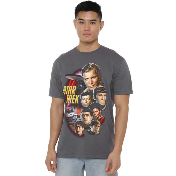 Star Trek Mens Classic Crew T-Shirt